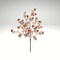15" Brown Cream Berry Pick – Rustic Artificial Berry Stem-216606